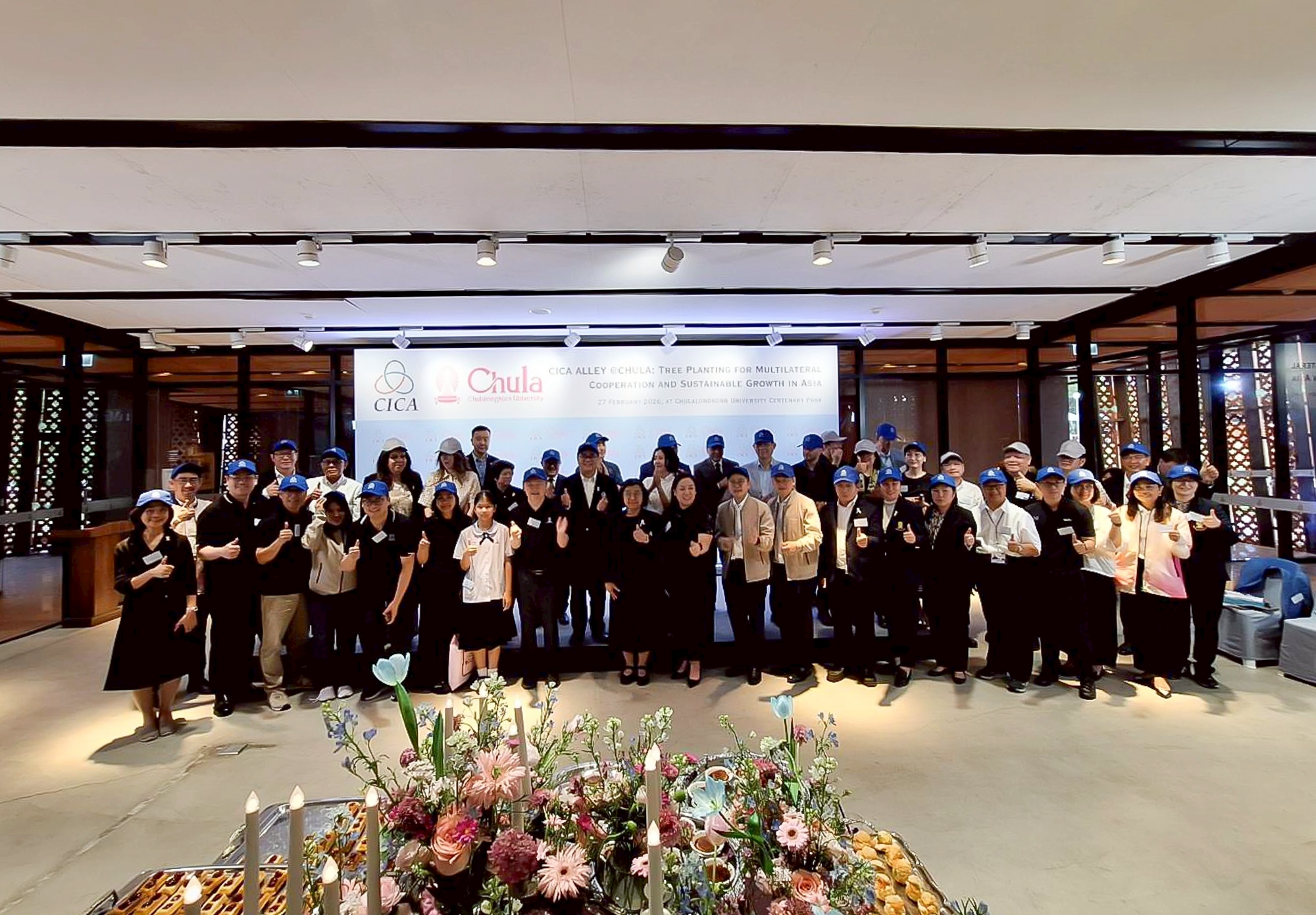 Chula Plants Orange Jasmine Trees to Strengthen Thailand–Central Asia Relations 