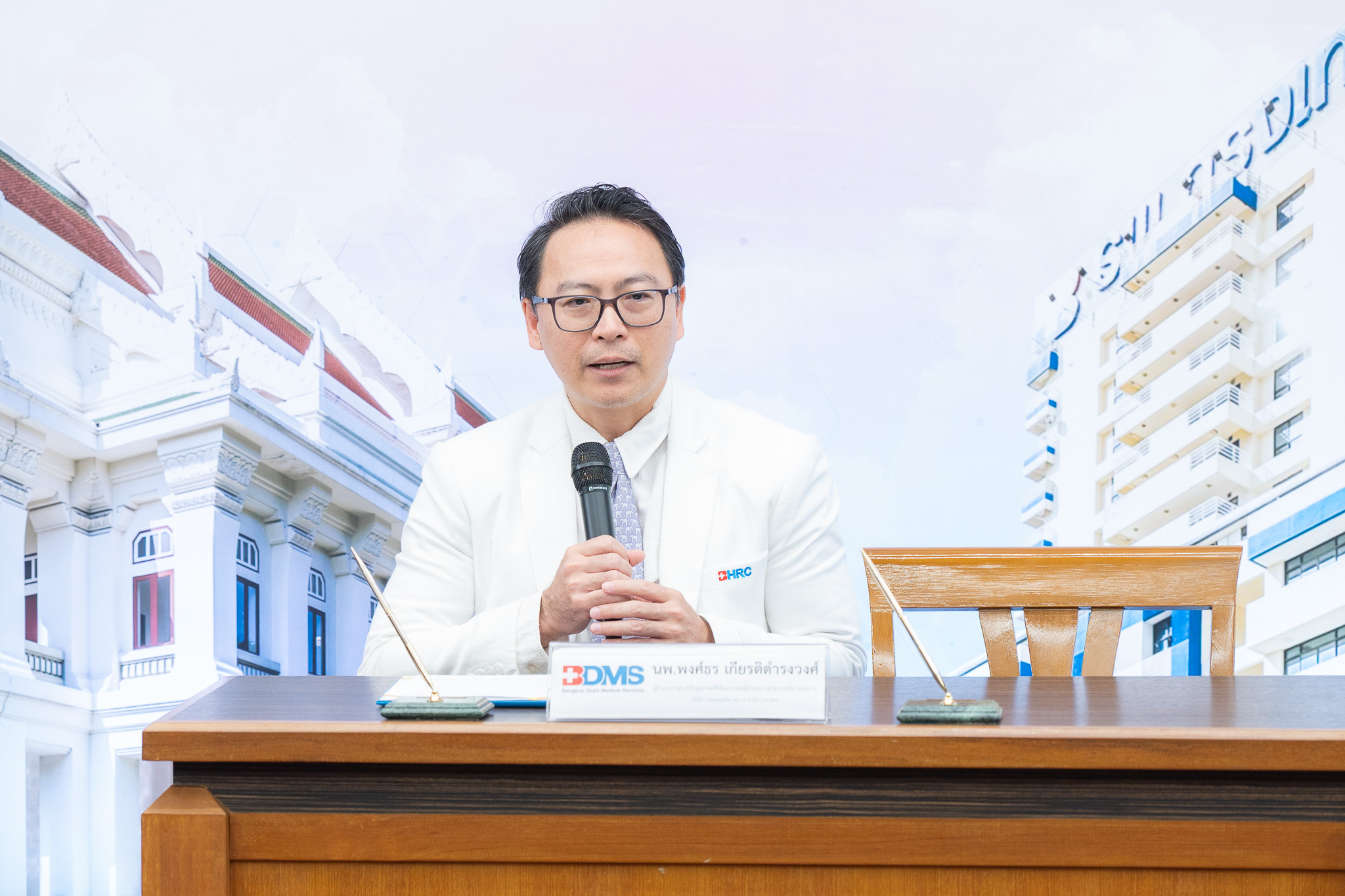 Dr. Pongtorn Kietdumrongwong, M.D.
Director, BDMS Health Research Center and Director of Project Management,
 Bangkok Dusit Medical Services Public Company Limited